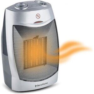 1500W / 750W Ceramic Portable Space Heater Indoor Electric Heater with Overheat
